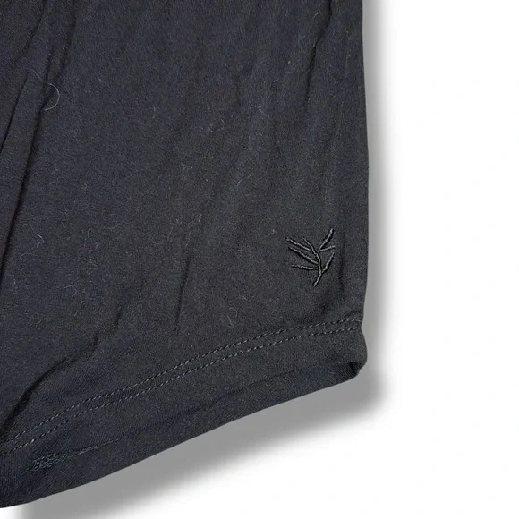 COZY EARTH Women Black Short Sleeve Pajama Set Premium Bamboo Lounge Size S - Picture 5 of 11